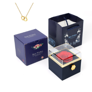 Soap Flower Ring Box