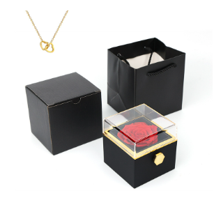 Soap Flower Ring Box