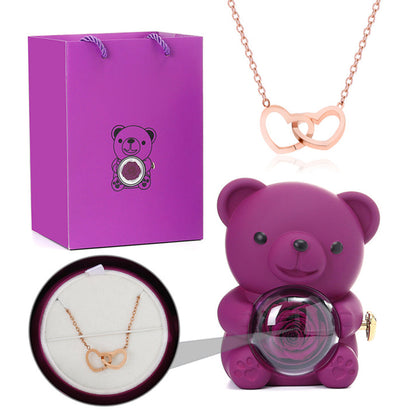 Teddy Bear Eternal Rose