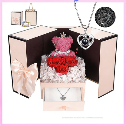 Teddy Bear Eternal Rose