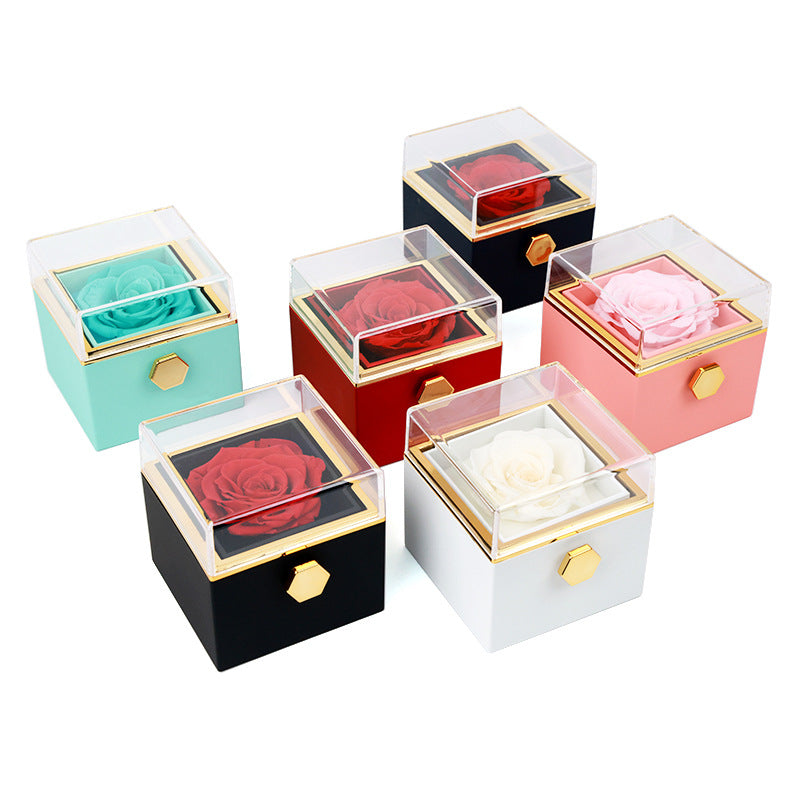 Soap Flower Ring Box