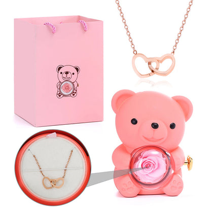 Teddy Bear Eternal Rose