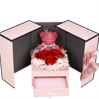 Teddy Bear Eternal Rose