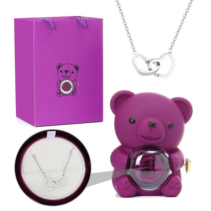 Teddy Bear Eternal Rose